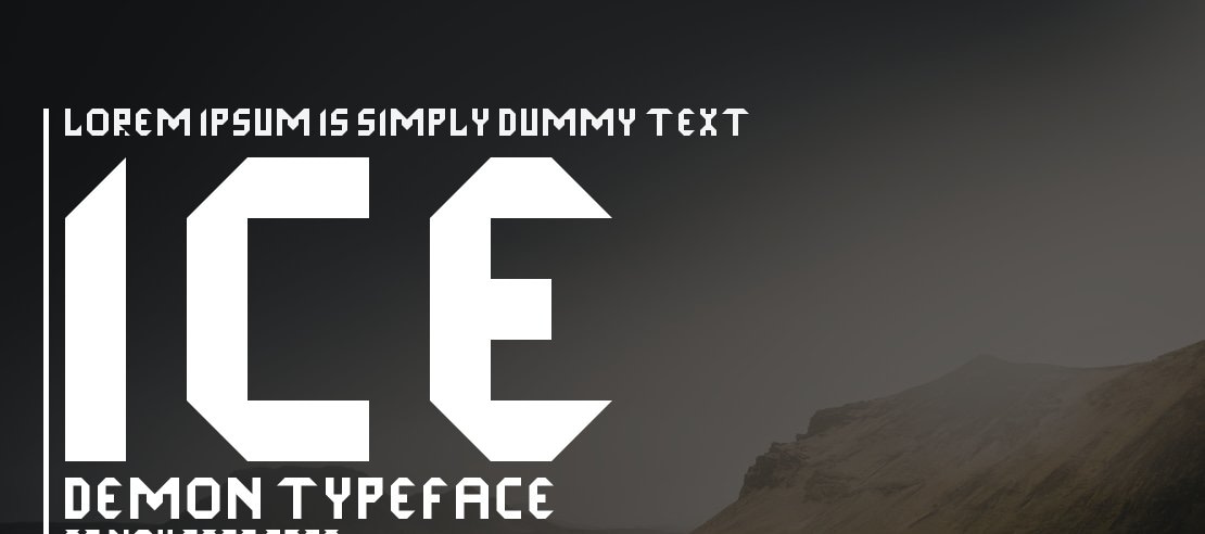 ice demon Font