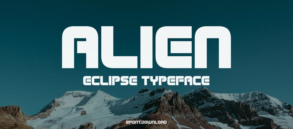 Alien Eclipse Font Family