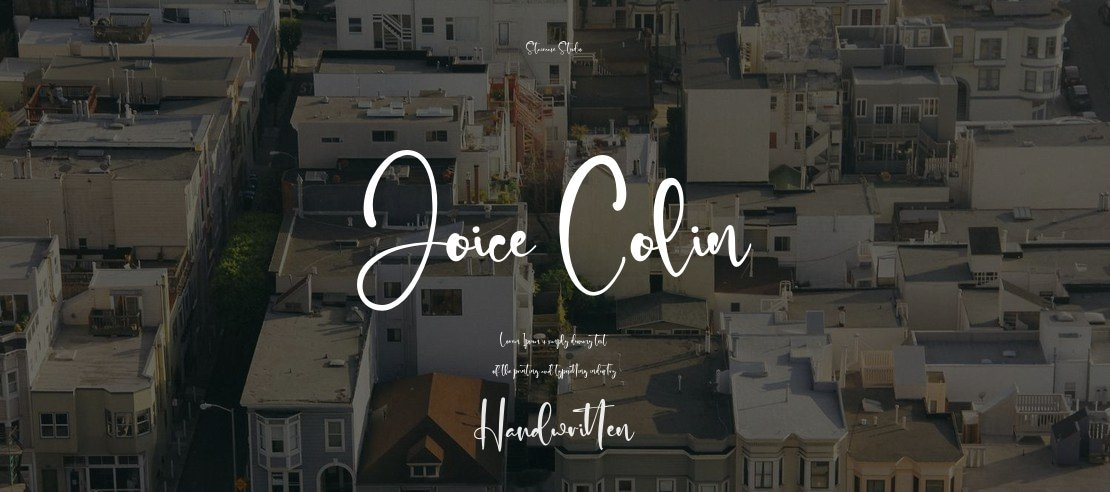 Joice Colin Font