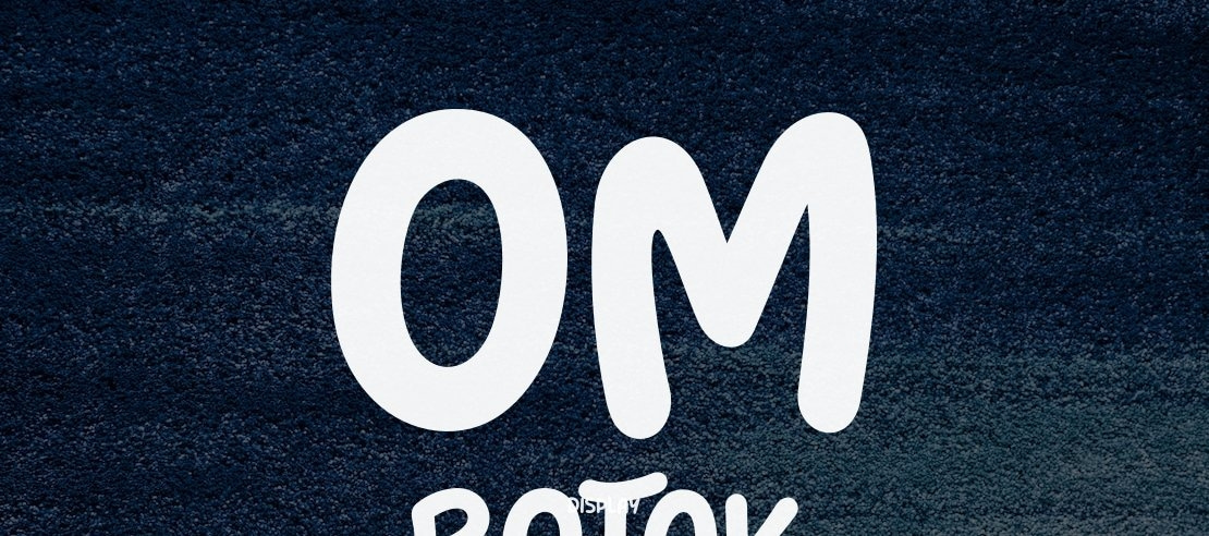 Om Botak Font