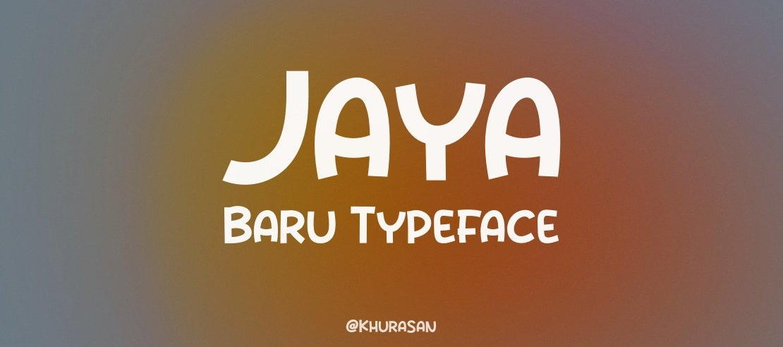 Jaya Baru Font