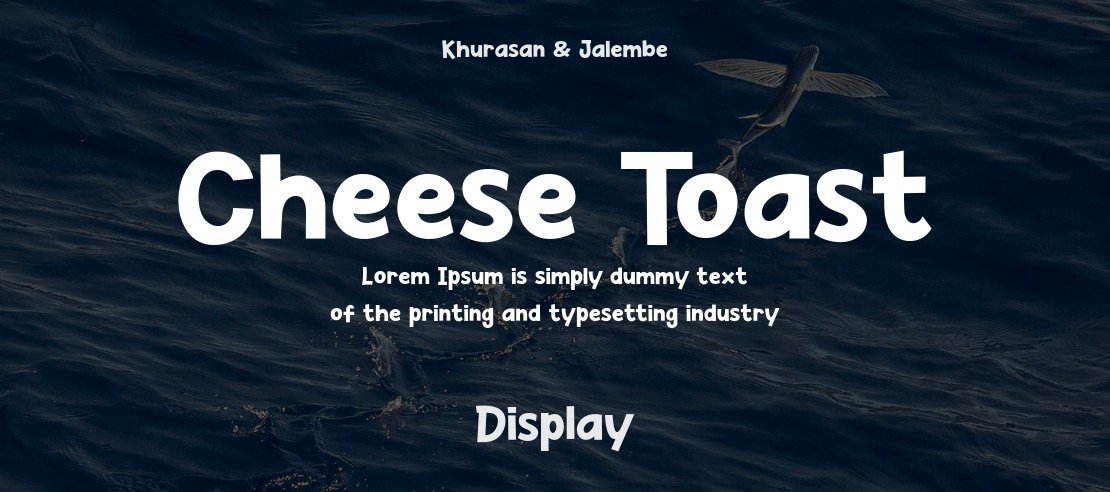Cheese Toast Font