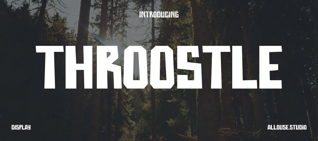 Throostle Font