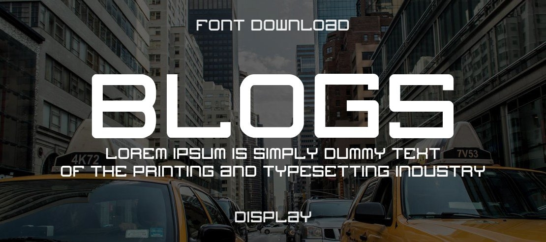 Blogs Font