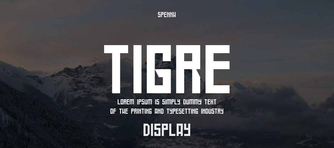 Tigre Font