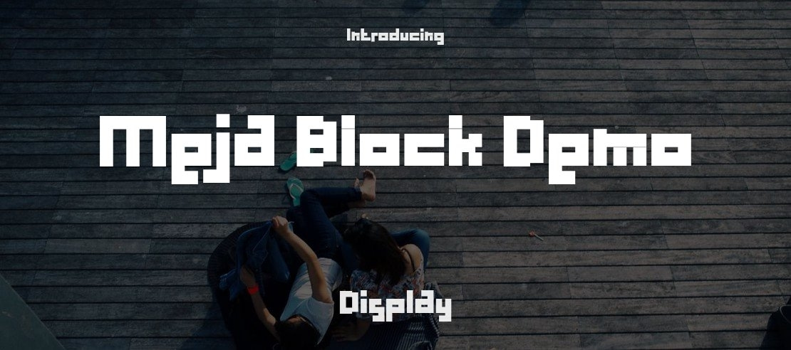 Meja Block Demo Font