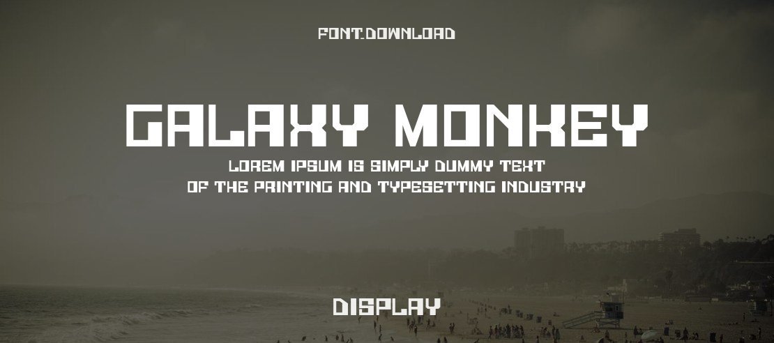 Galaxy Monkey Font