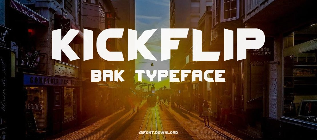 Kickflip BRK Font