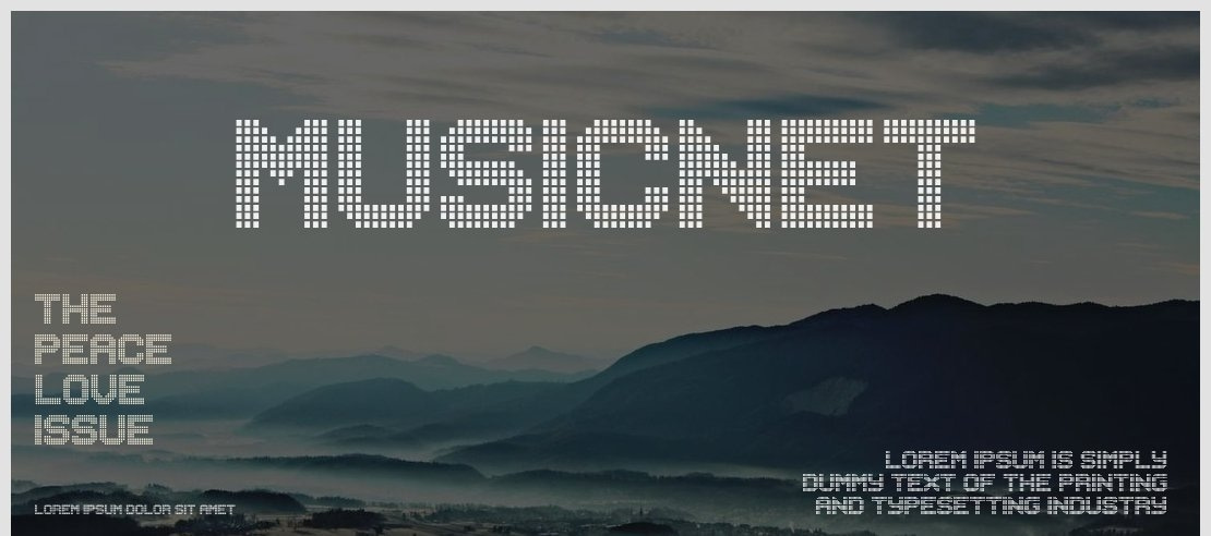 MUSICNET Font