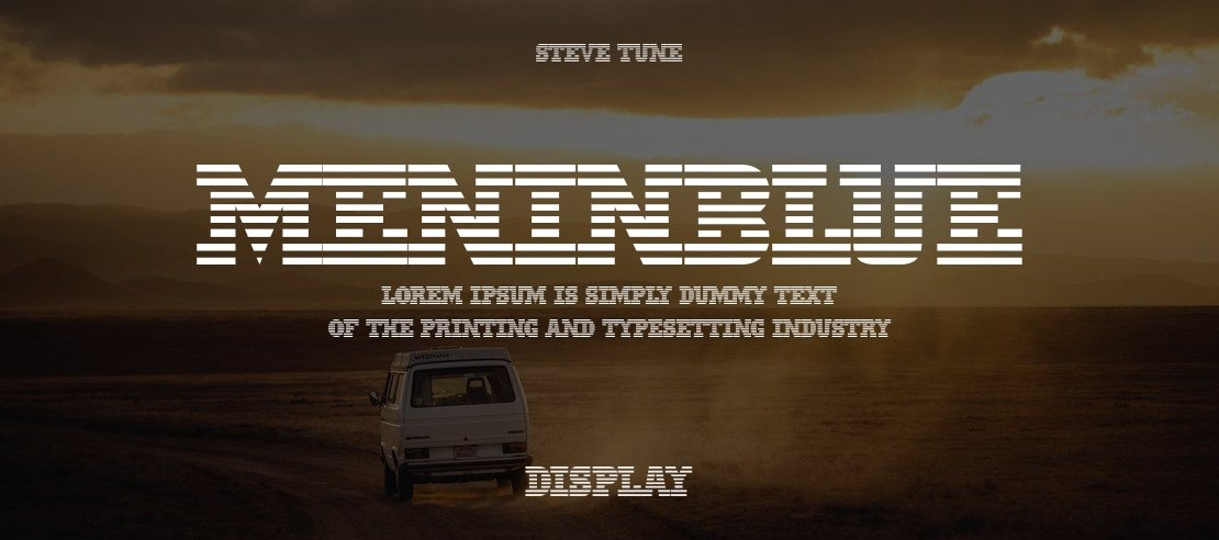 MeninBlue Font