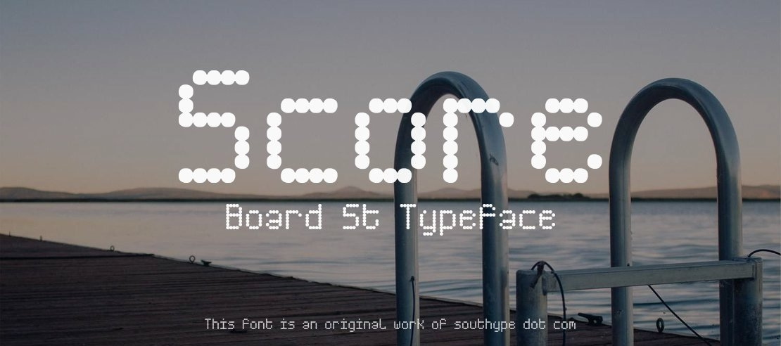 Score Board St Font