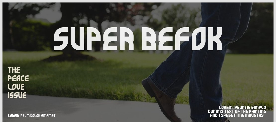 Super Befok Font