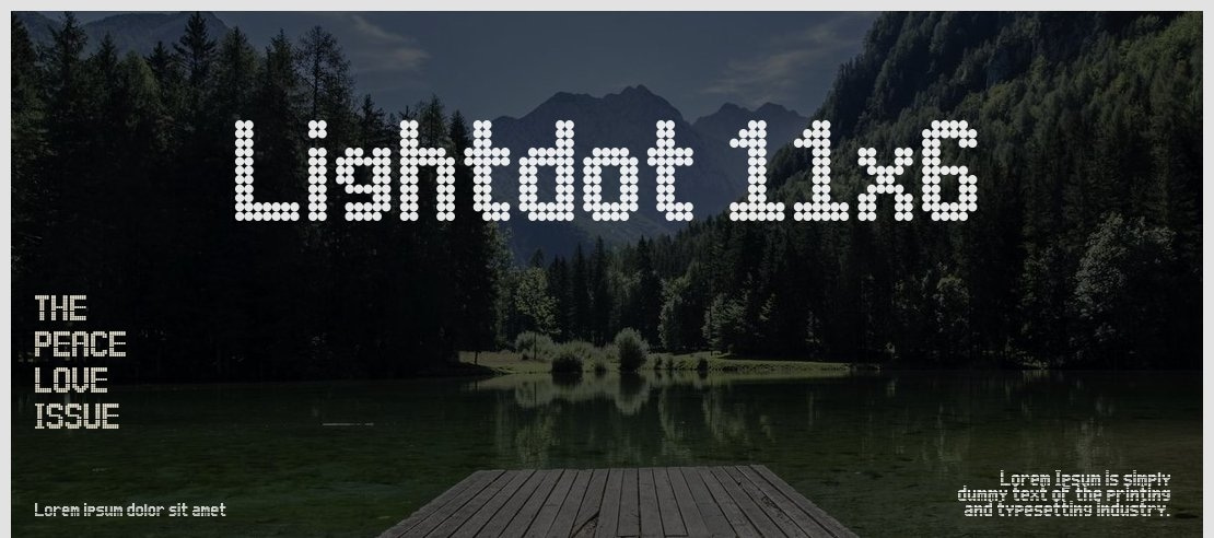 Lightdot 11x6 Font
