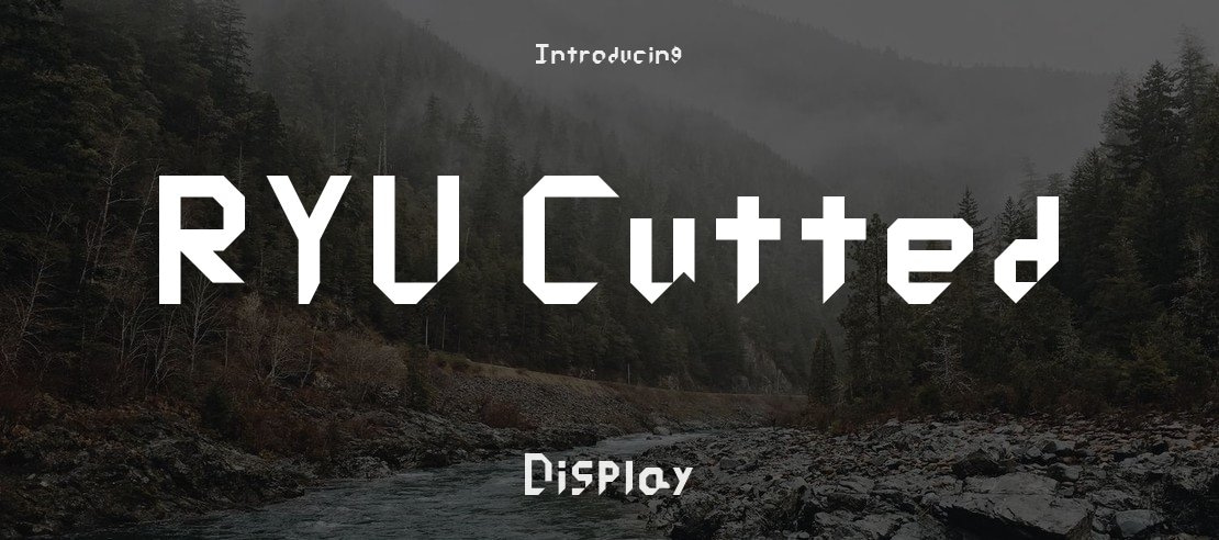 RYU Cutted Font