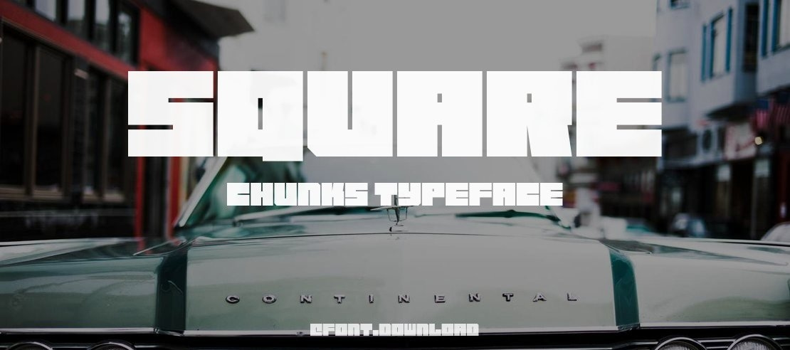 Square Chunks Font