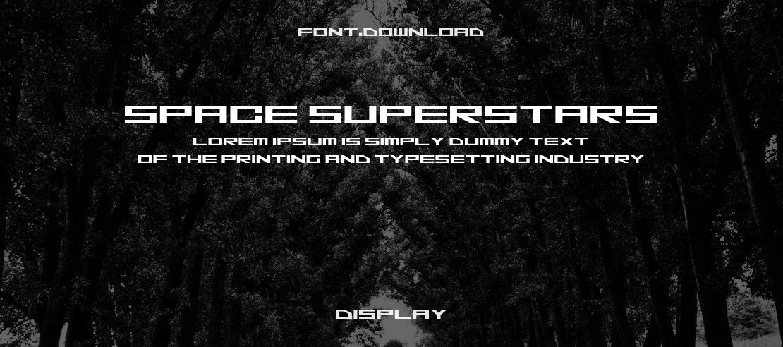 Space Superstars Font