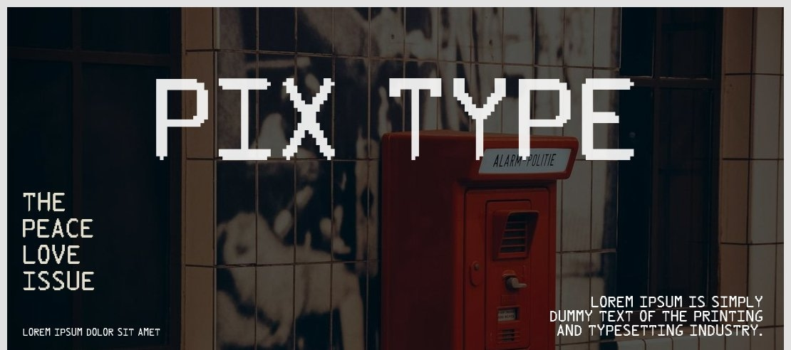 Pix Type Font