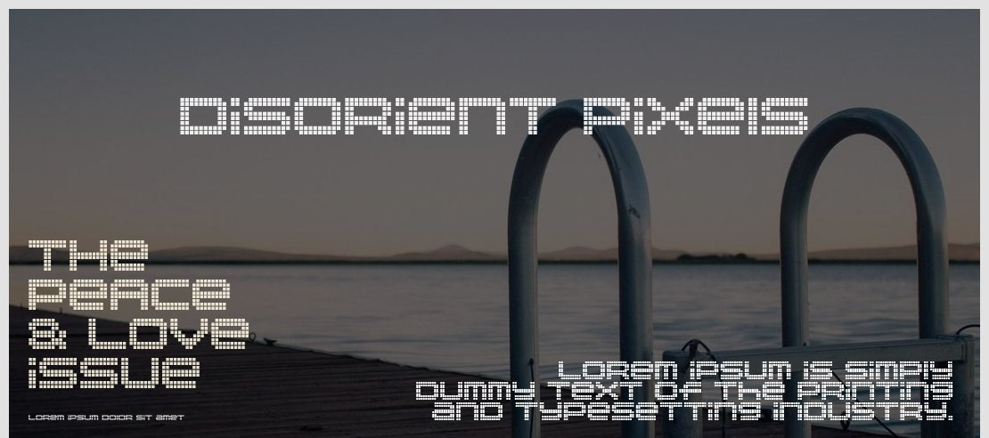 Disorient Pixels Font