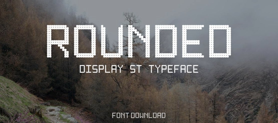 Rounded display St Font