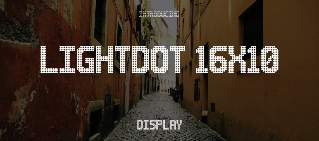 Lightdot 16x10 Font