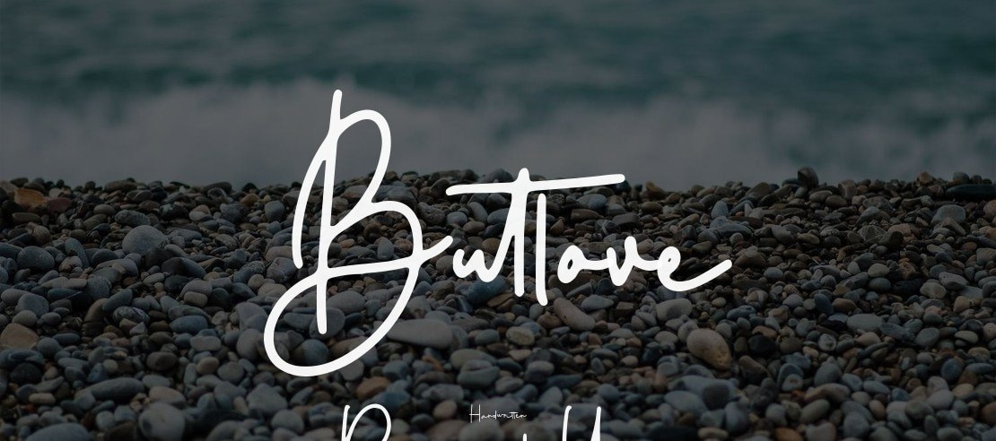 Butlove Personal Use Font