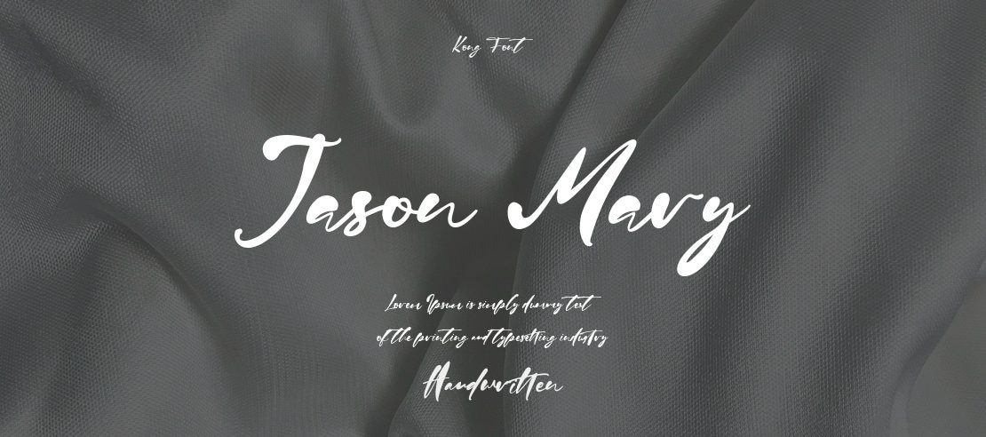 Jason Mary Font