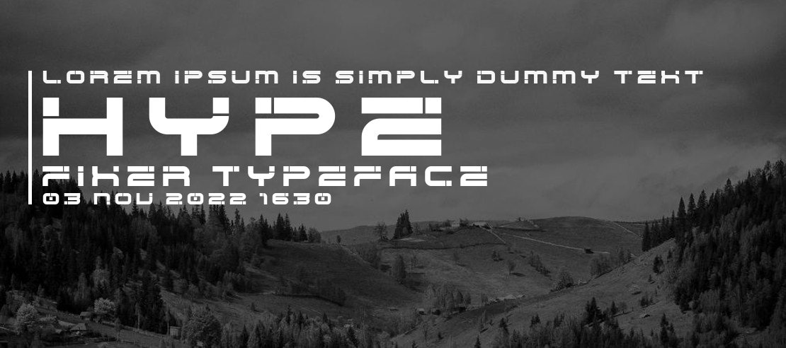 Hype Fixer Font