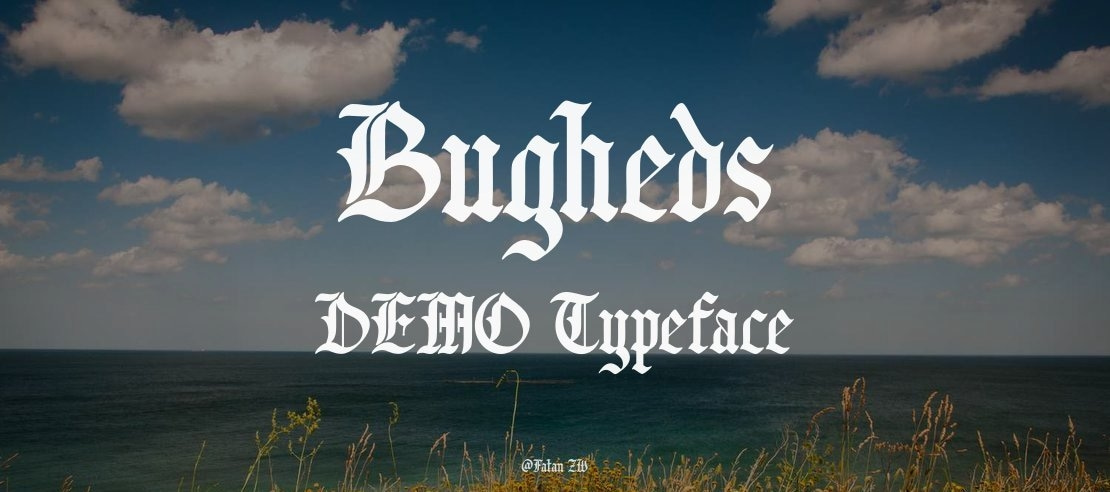 Bugheds DEMO Font