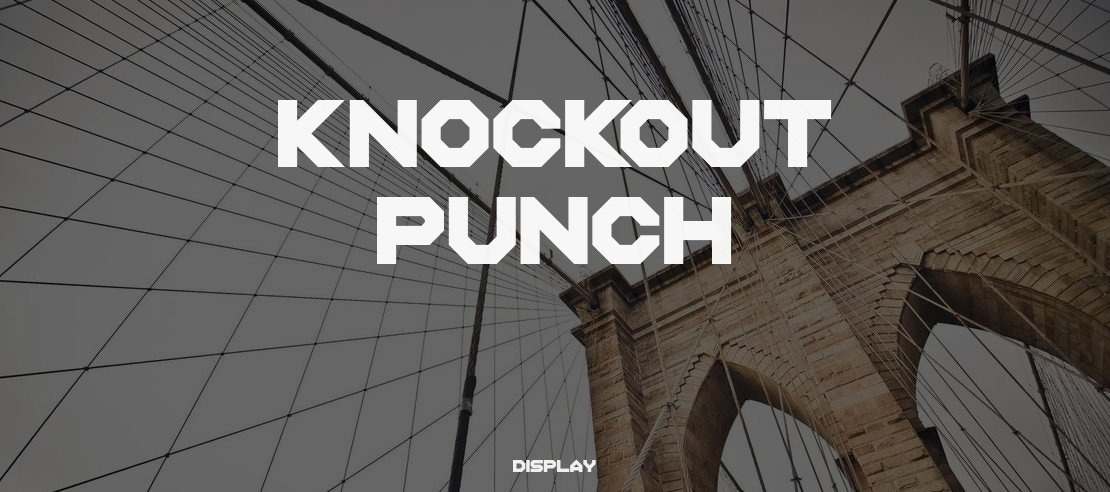 Knockout Punch Font