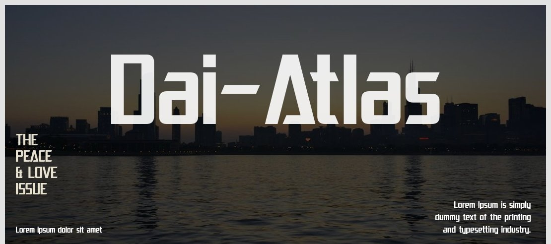 Dai-Atlas Font Family