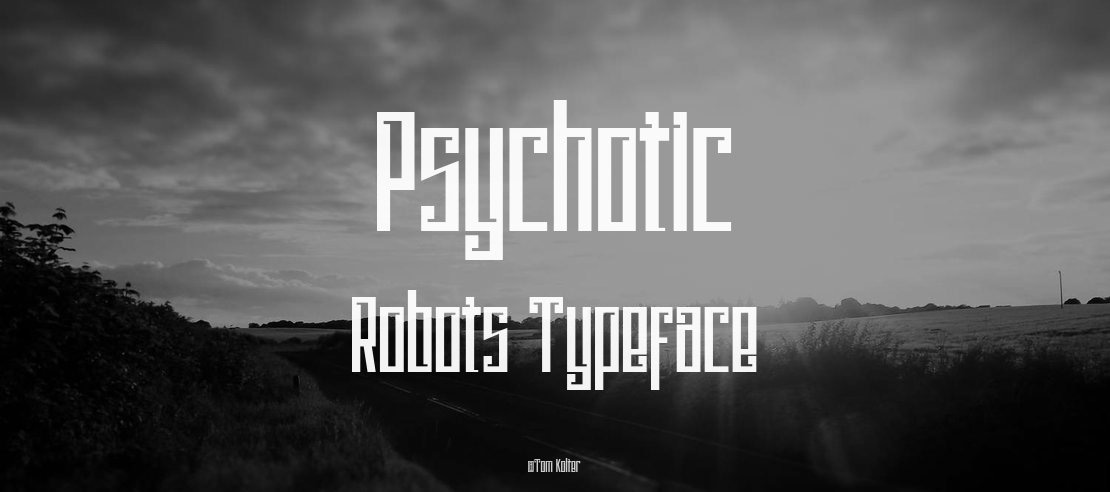 Psychotic Robots Font