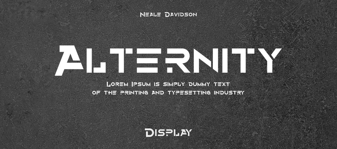 Alternity Font Family