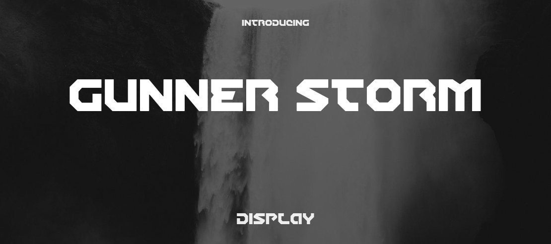 Gunner Storm Font Family