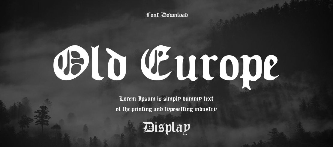Old Europe Font