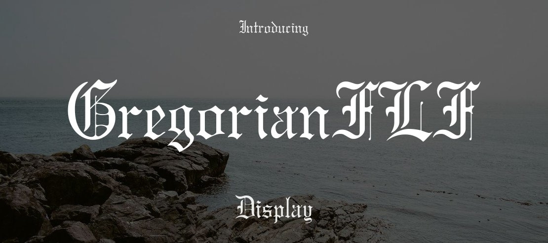 GregorianFLF Font