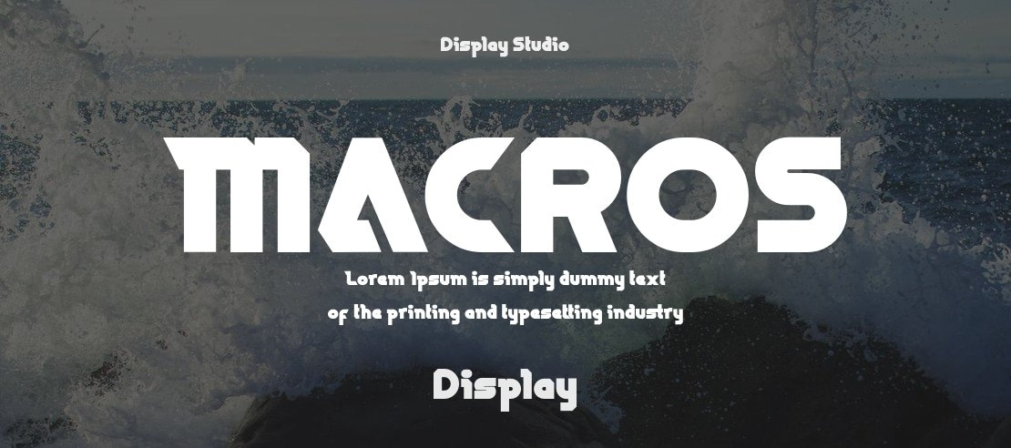 MACROS Font