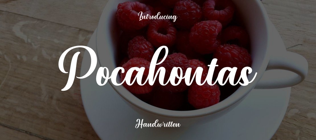 Pocahontas Font