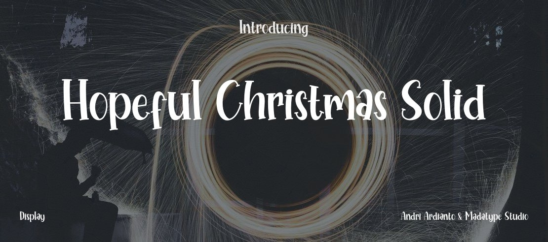 Hopeful Christmas Solid Font