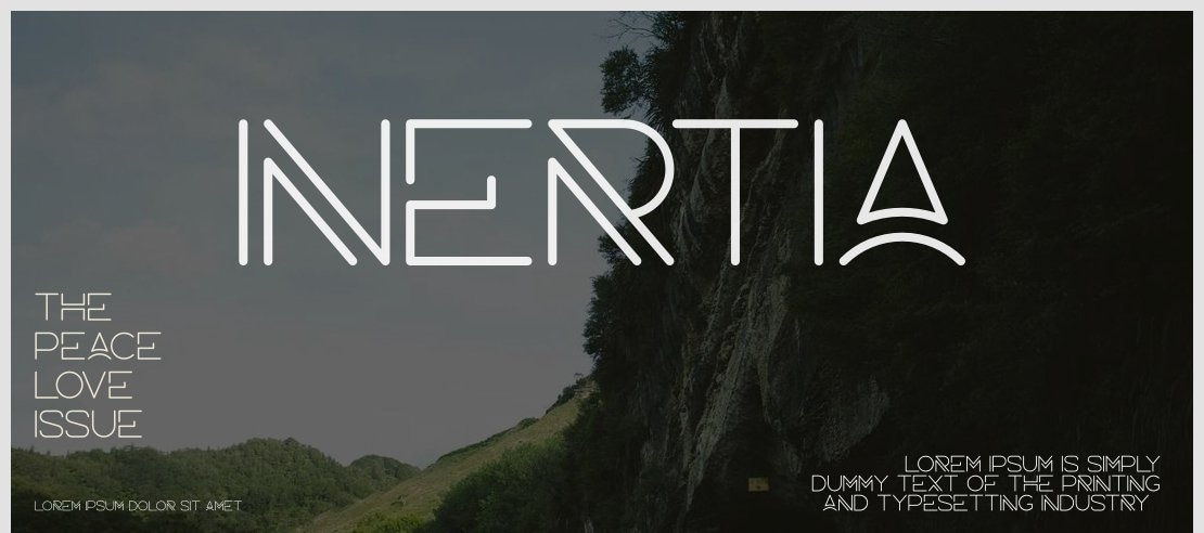 Inertia Font