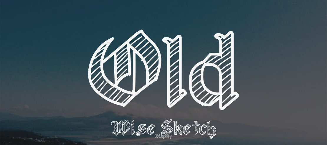 Old Wise Sketch Font