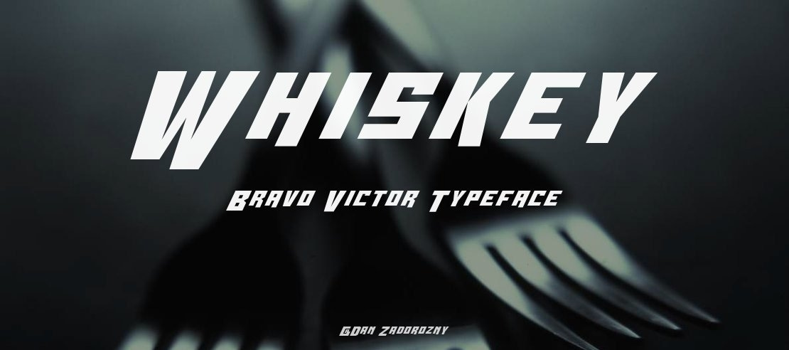 Whiskey Bravo Victor Font Family