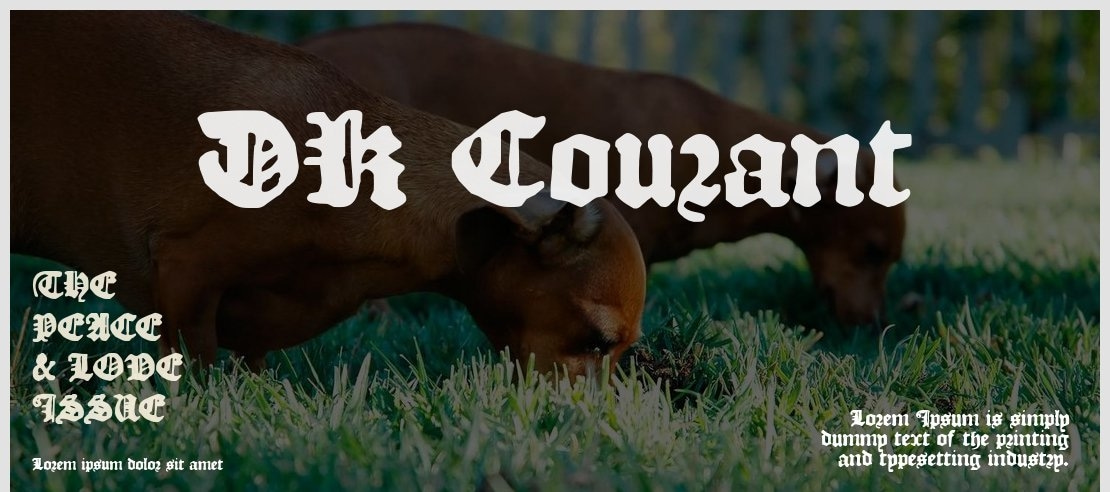 DK Courant Font