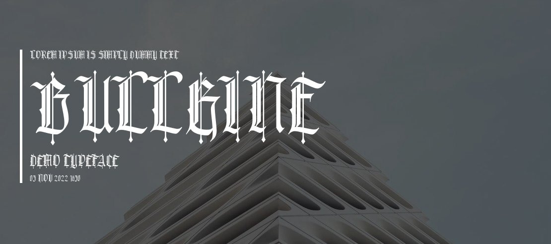 Bullgine DEMO Font