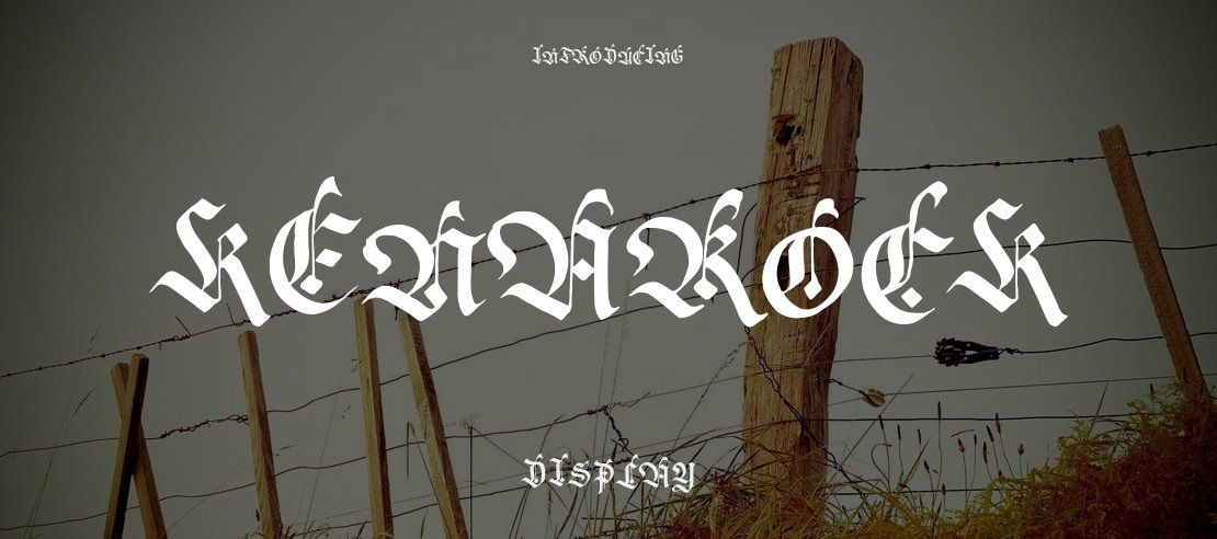 Kenarock Font