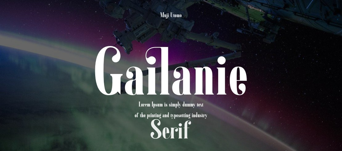 Gailanie Font