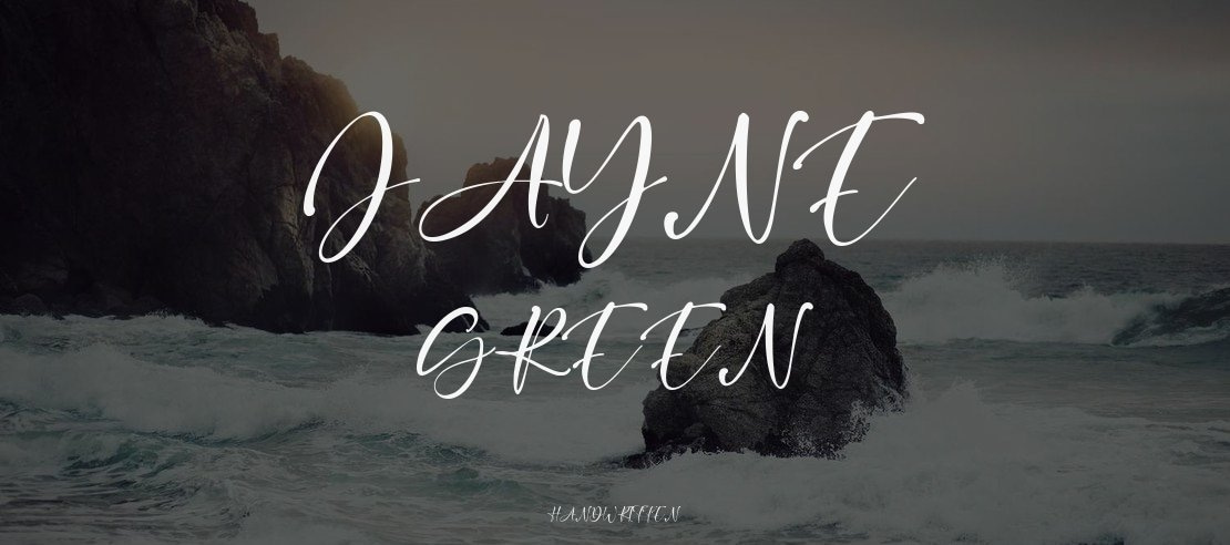 Jayne Green Font Family