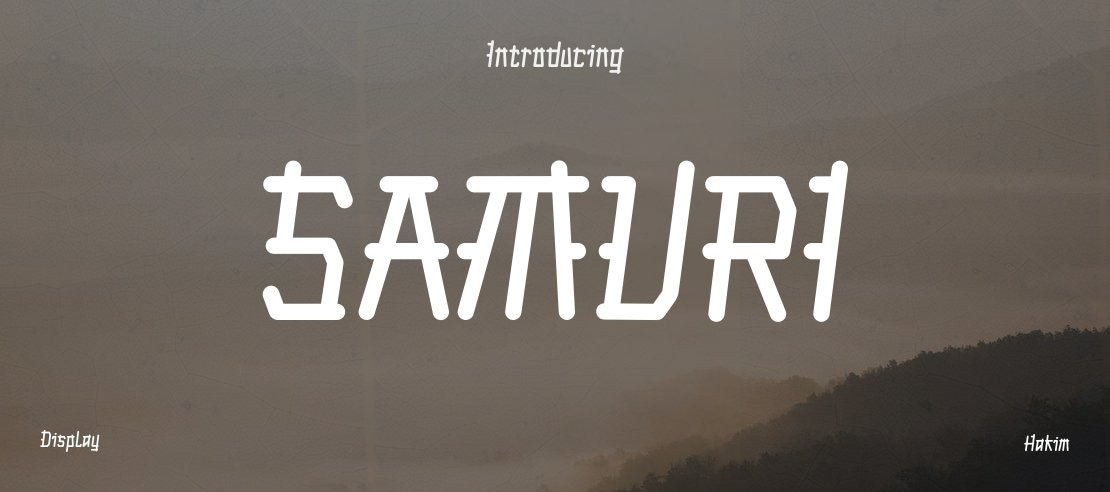 SAMURI Font