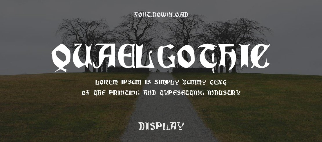 QuaelGothic Font Family