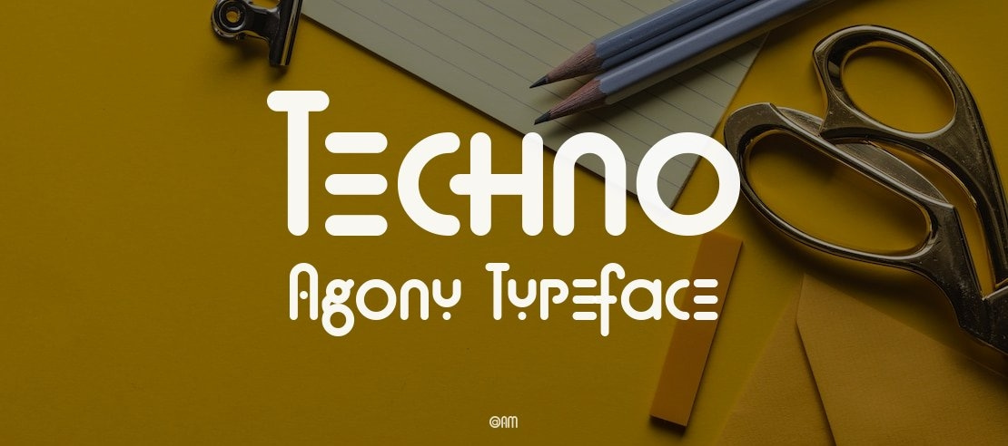 Techno Agony Font