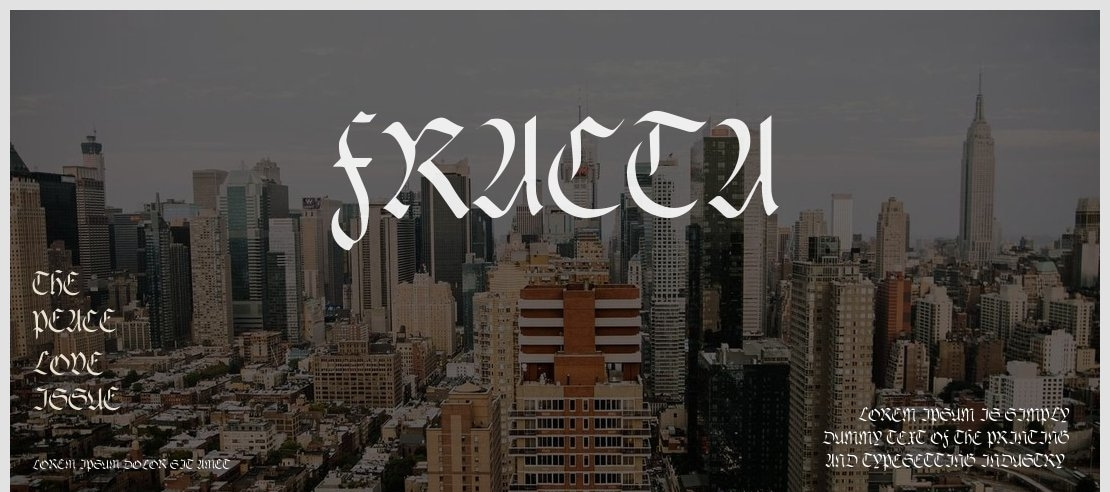 fracta Font Family